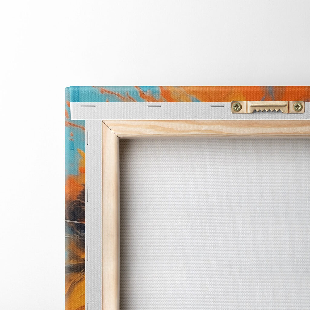 Painting of a lion Painting of a lion