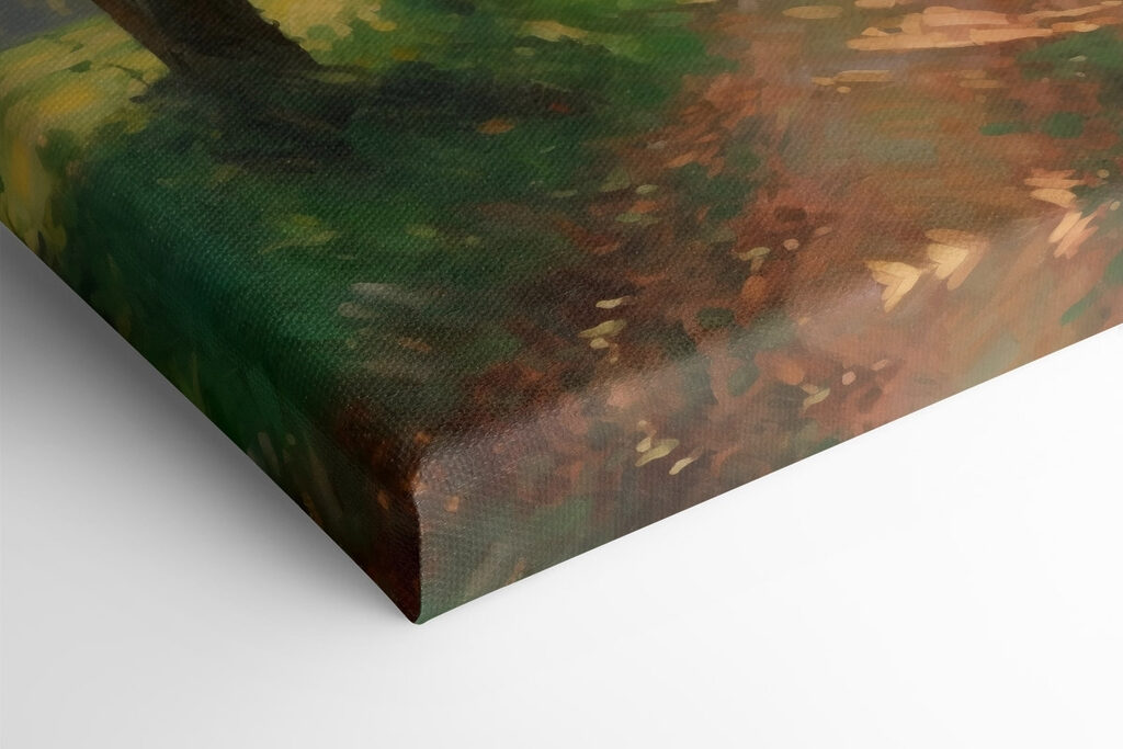 Dirt road through a forest Dirt road through a forest