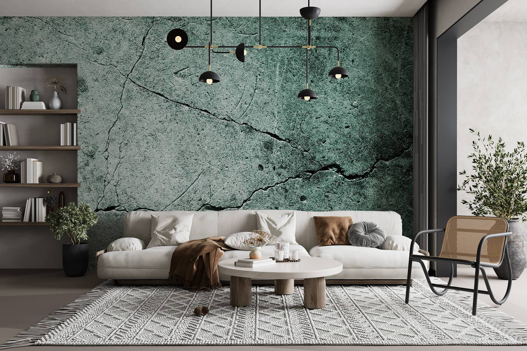 Cracked texture in muted tones Cracked texture in muted tones