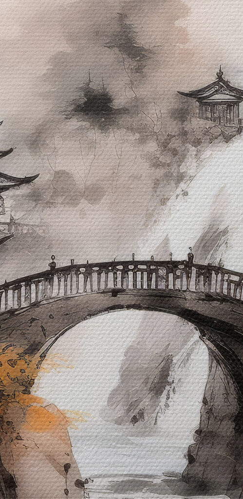 Bridge over a river Bridge over a river