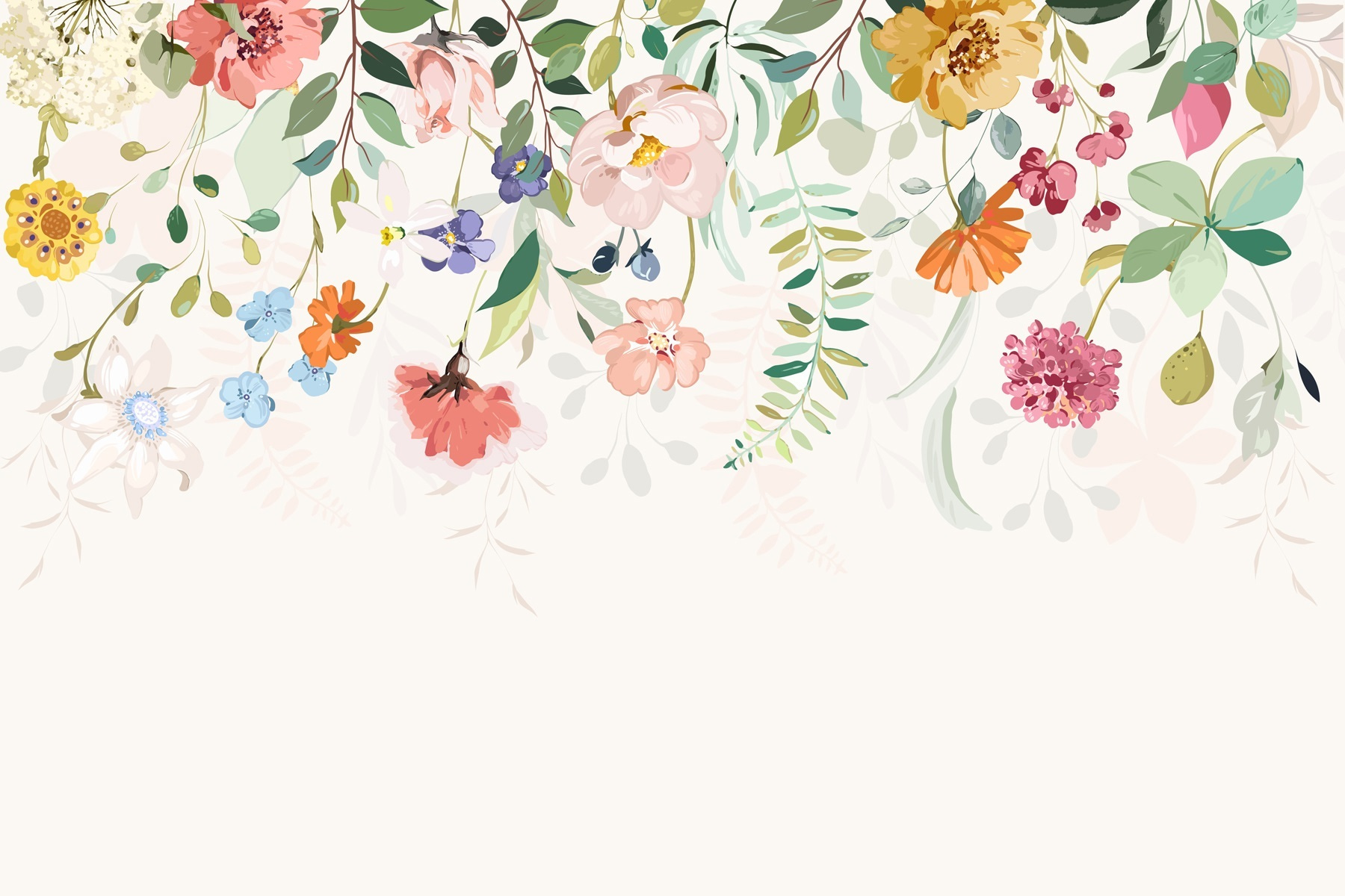 Floral elegance in soft hues