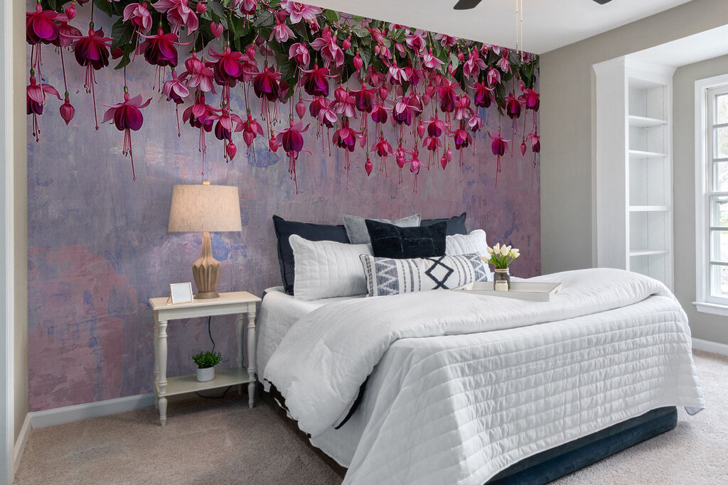 Group of pink flowers Group of pink flowers