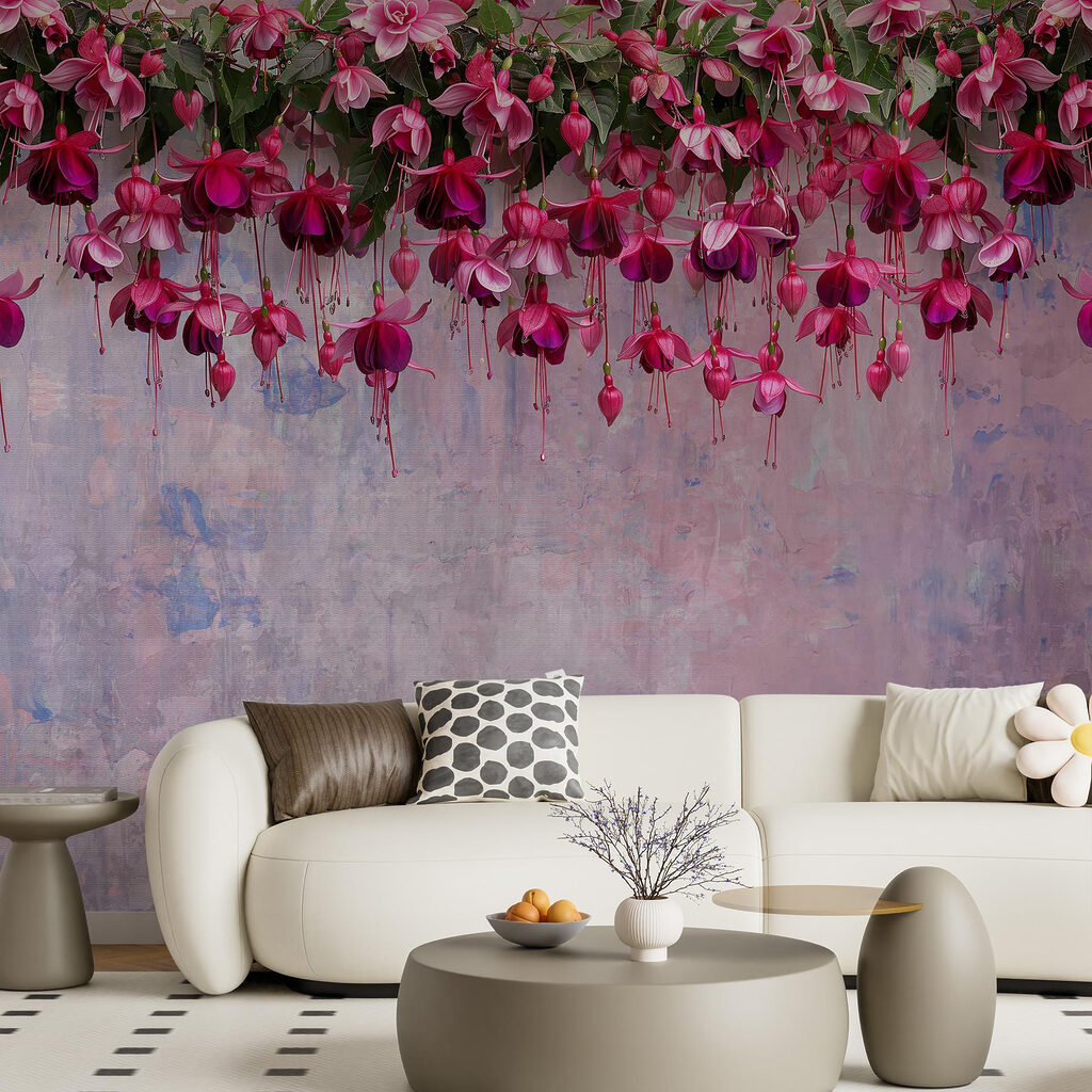 Group of pink flowers Group of pink flowers