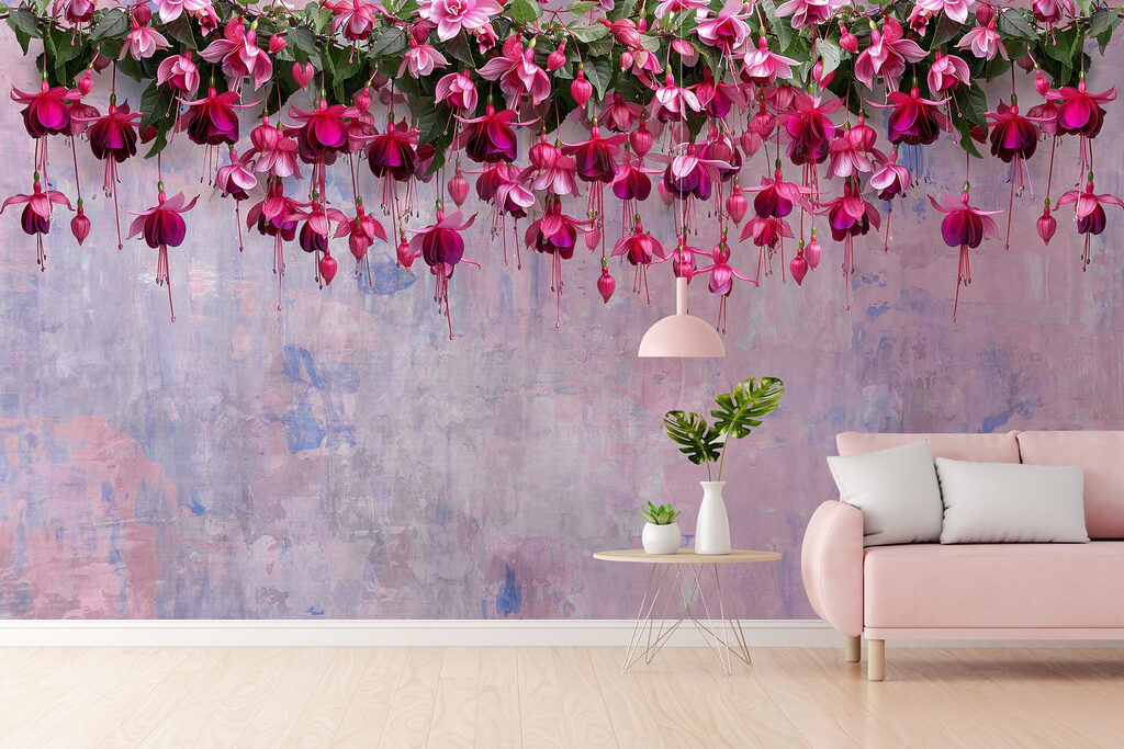 Group of pink flowers Group of pink flowers