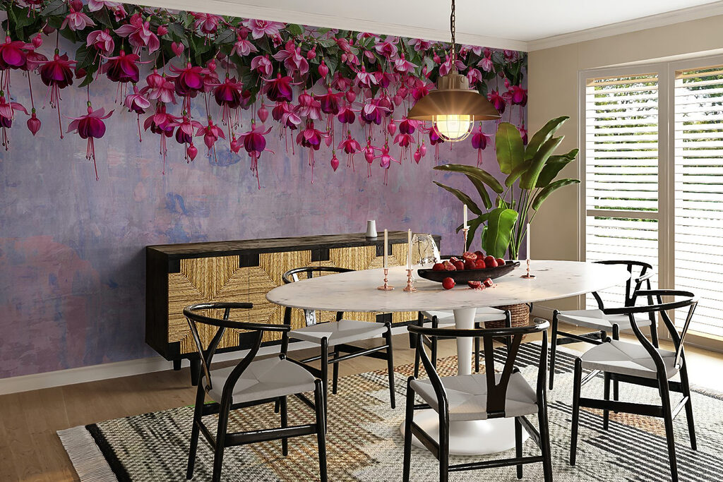 Group of pink flowers Group of pink flowers