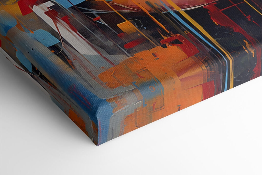 Painting of a woman's face