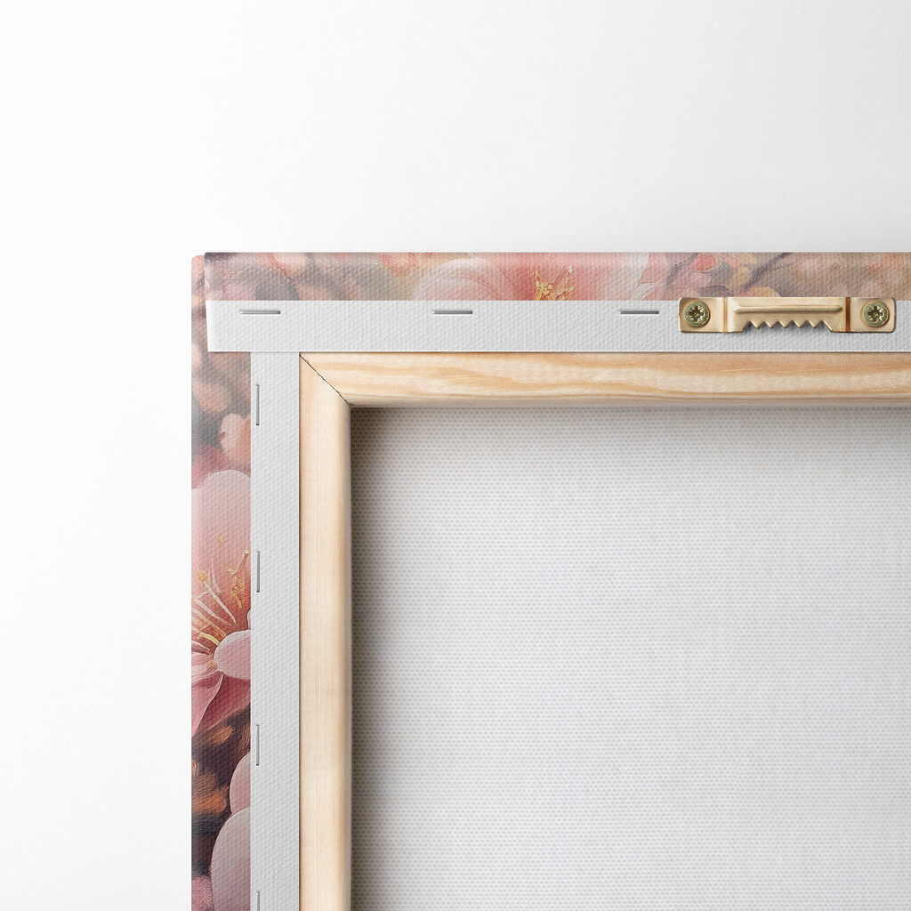 Painting of pink flowers Painting of pink flowers