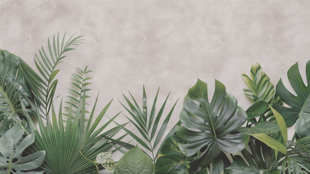 Group of green leaves