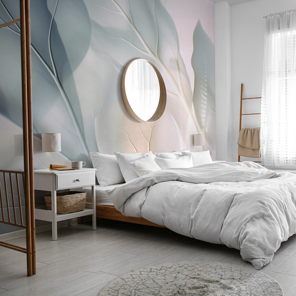 Delicate leaves in soft hues Delicate leaves in soft hues