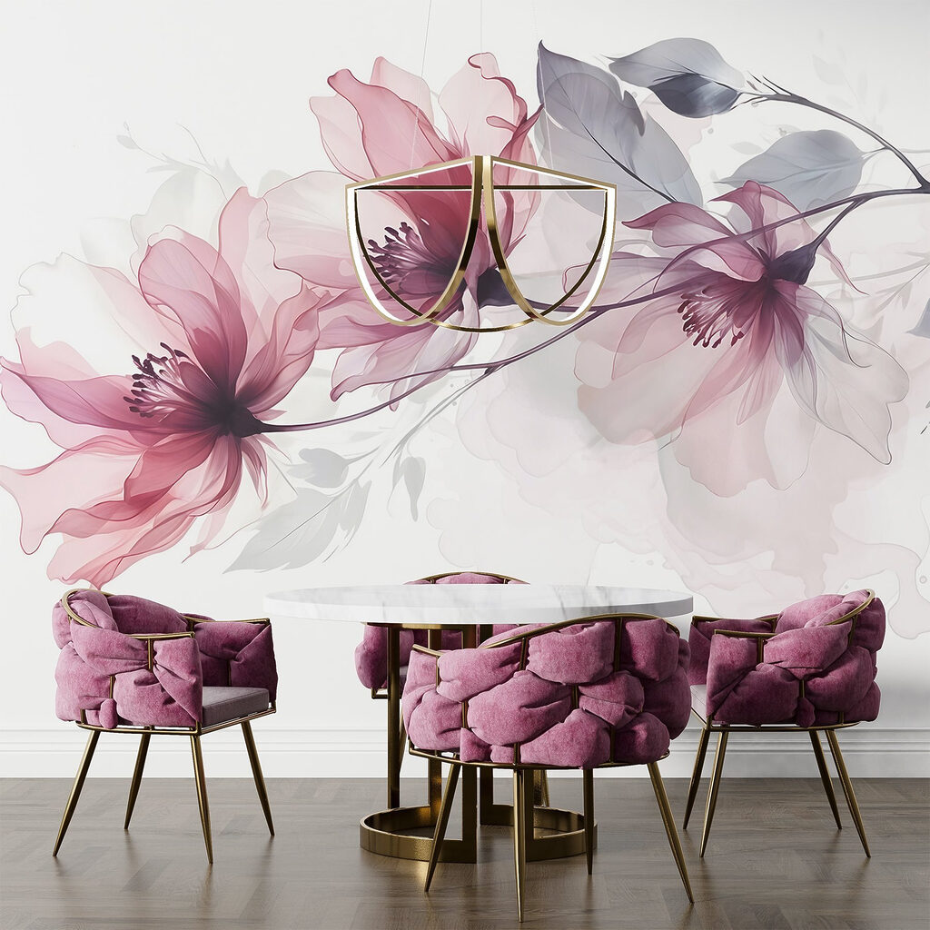 Delicate blooms in soft hues Delicate blooms in soft hues