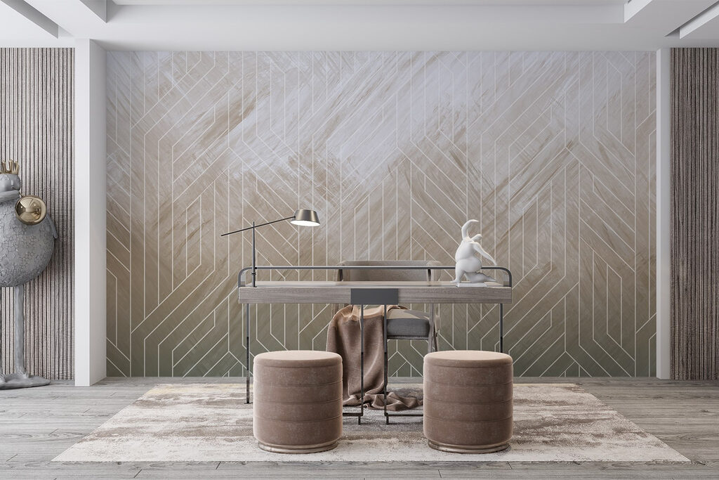 White lines on a white surface