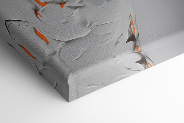 Woman's face covered in white paint Woman's face covered in white paint