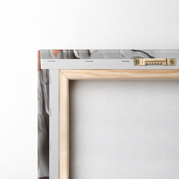 Woman's face covered in white paint Woman's face covered in white paint