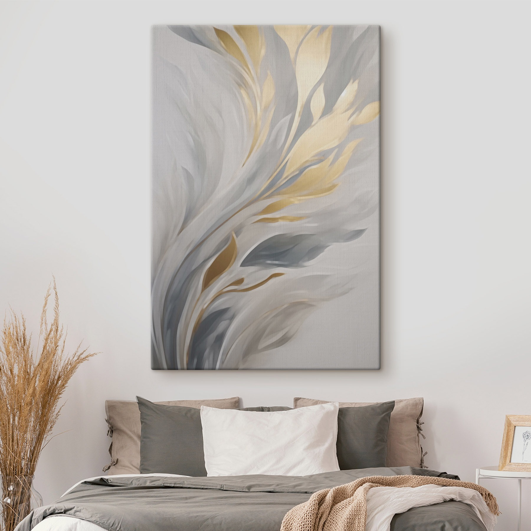 Elegant waves in soft colors