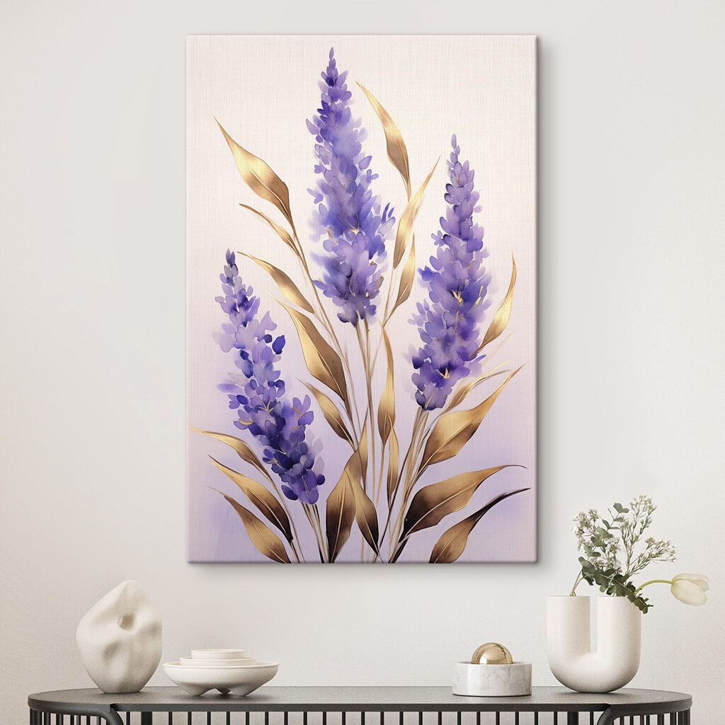 Delicate blooms in soft lavender hues Delicate blooms in soft lavender hues