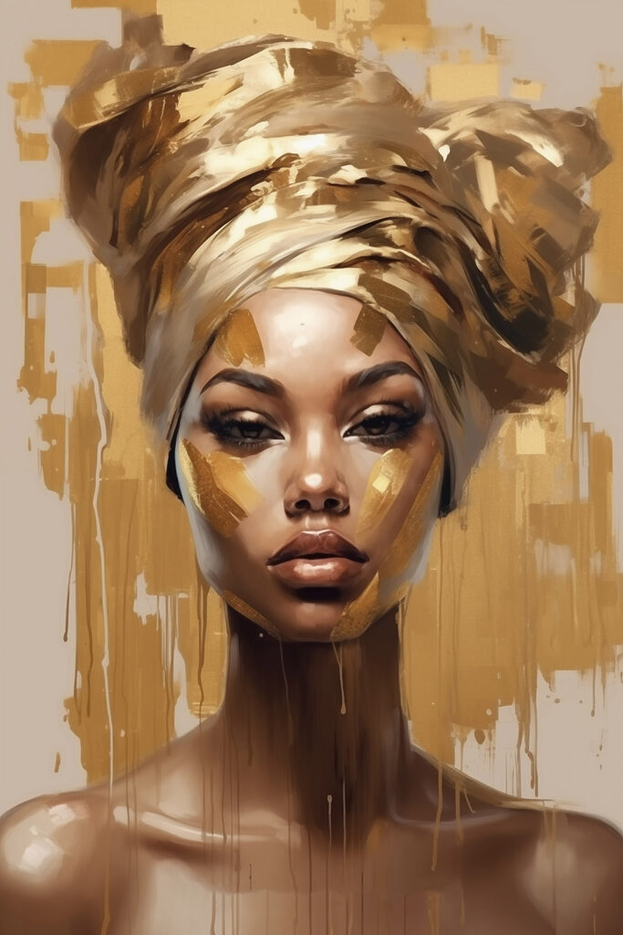 Captivating beauty in unique style Captivating beauty in unique style