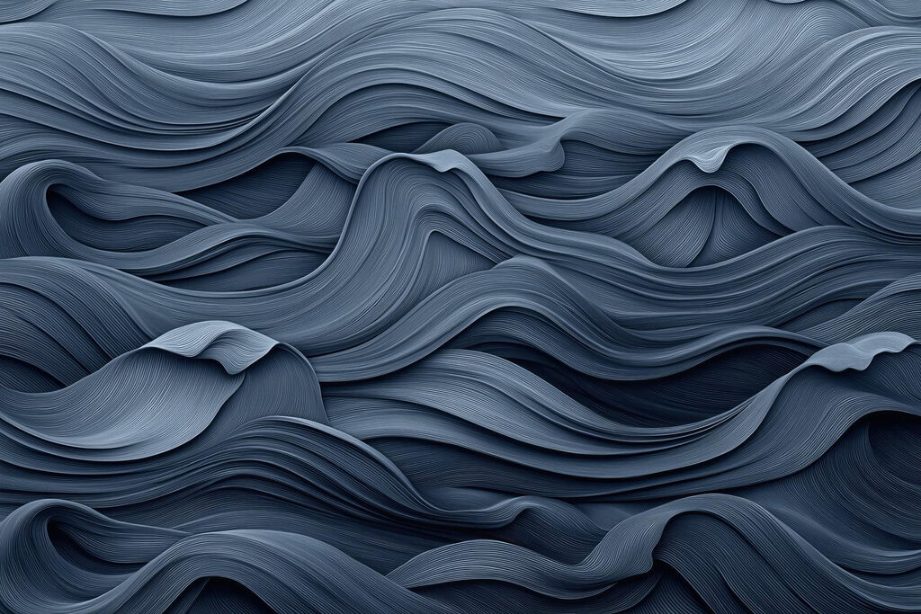 Grey wavy pattern on a surface