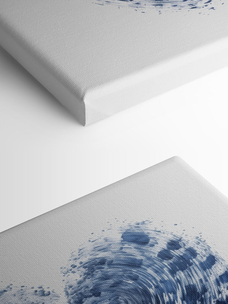 Blue heart with a white background Blue heart with a white background