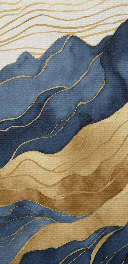Majestic mountains beneath a cloudy sky