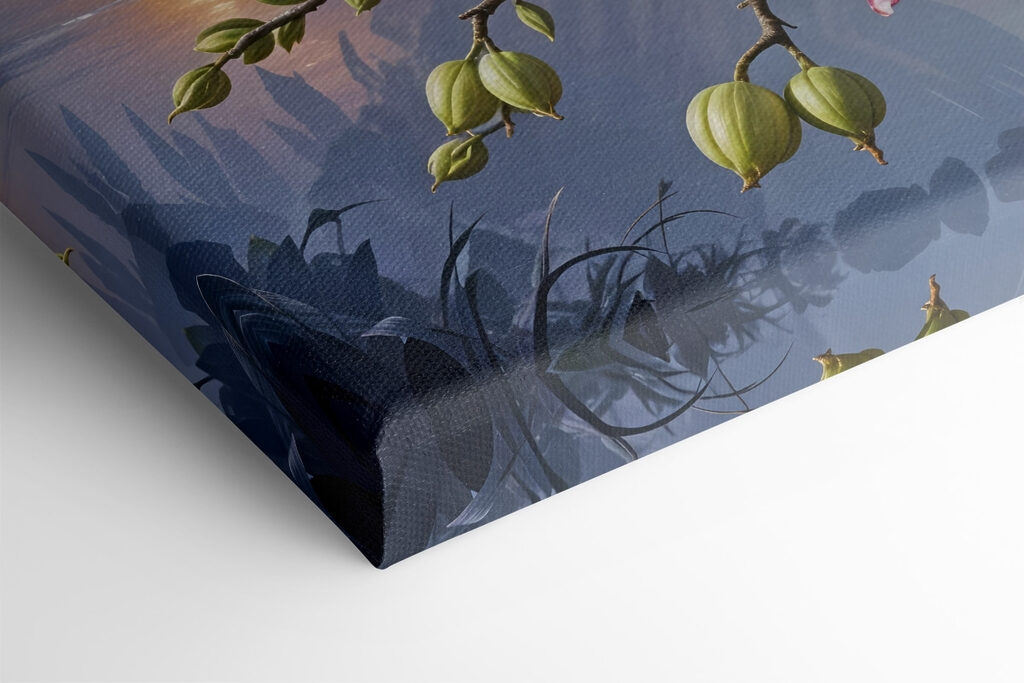 Painting of flowers in a vase Painting of flowers in a vase