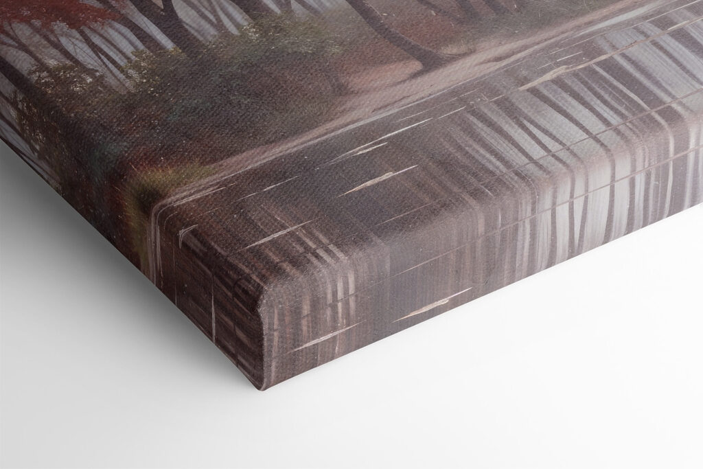 Water body with trees and a cloudy sky Water body with trees and a cloudy sky