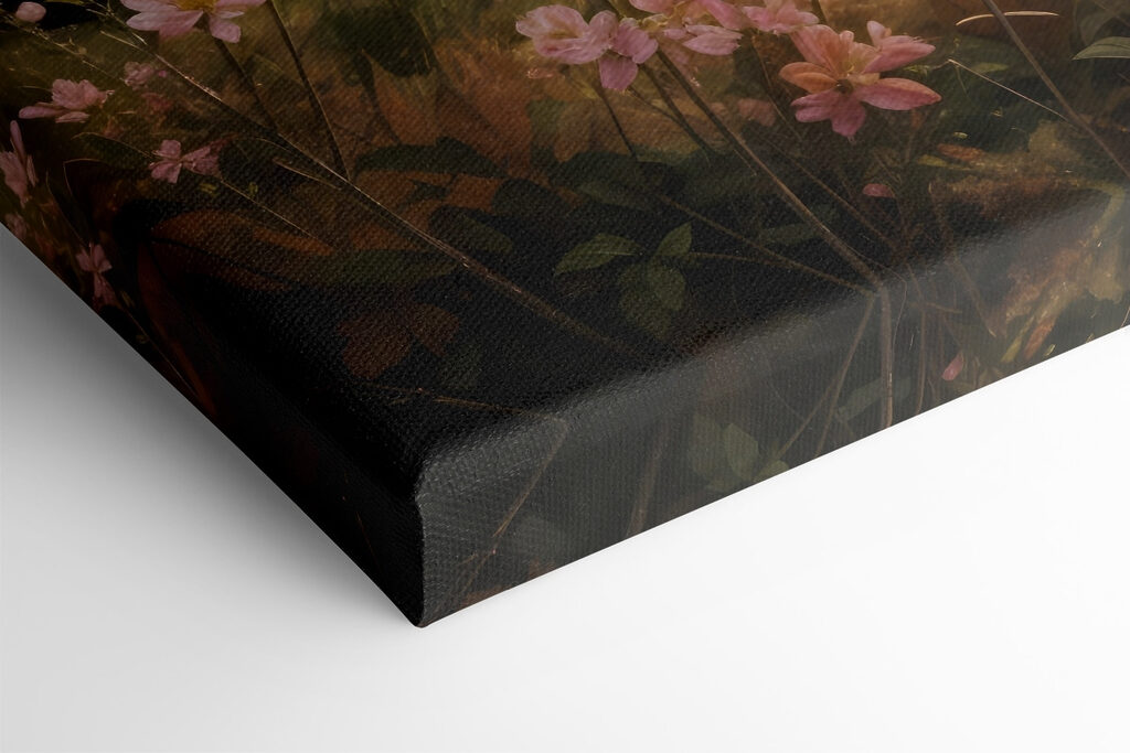 Landscape of a lake with a sunset Landscape of a lake with a sunset