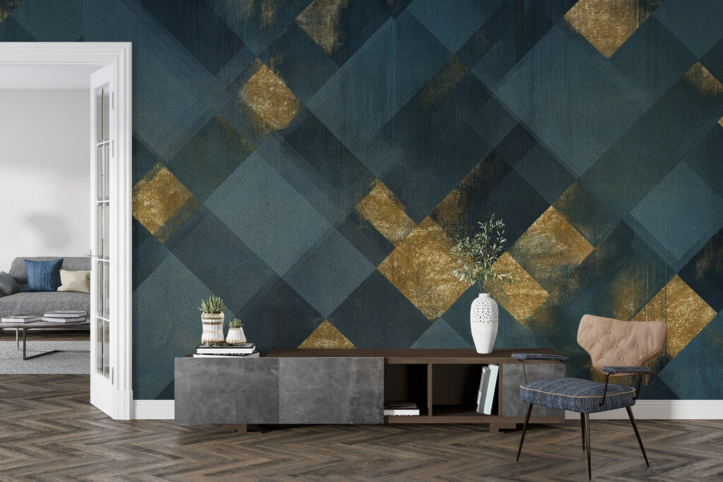 Artistic geometric pattern with contrast Artistic geometric pattern with contrast