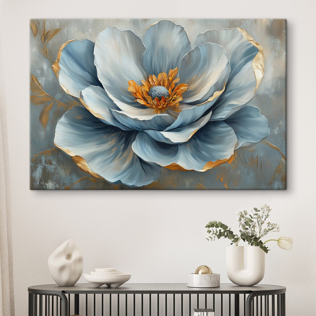 Delicate petals in serene colors