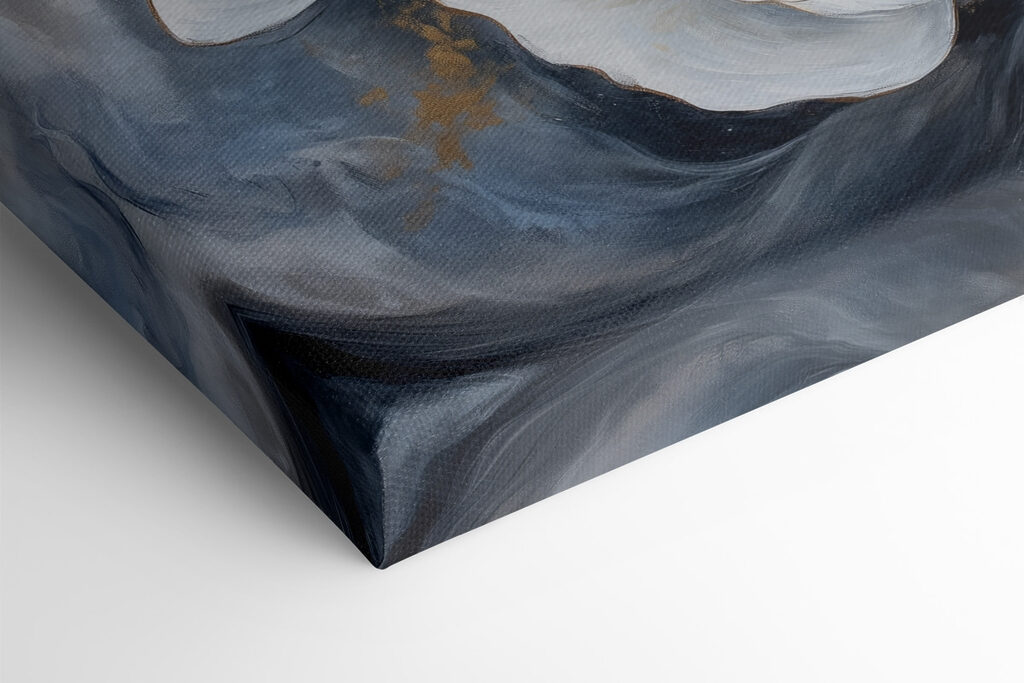 Painting of white flowers