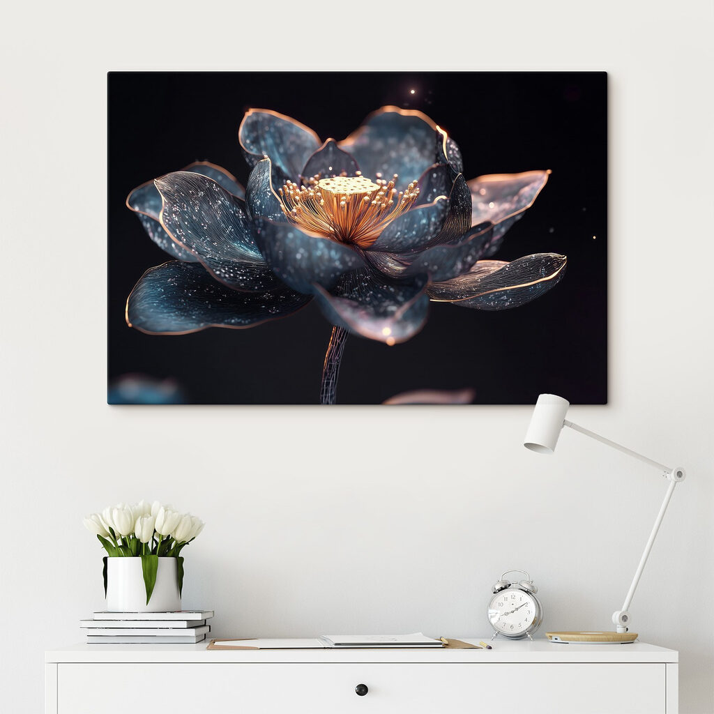 Delicate bloom in soft colors