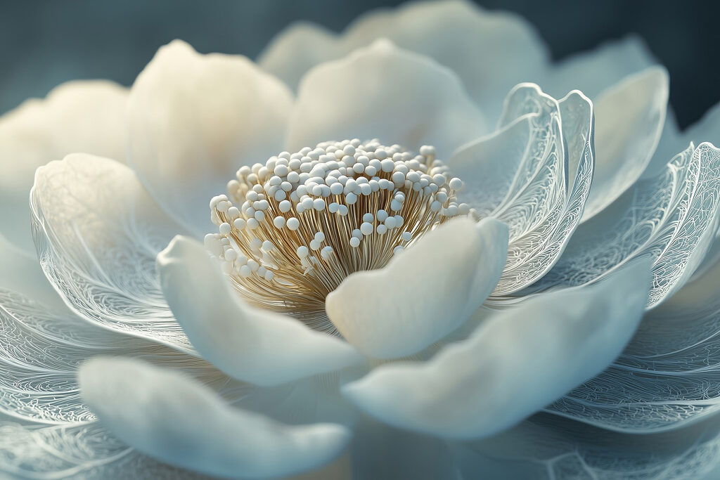 Delicate petals in soft hues