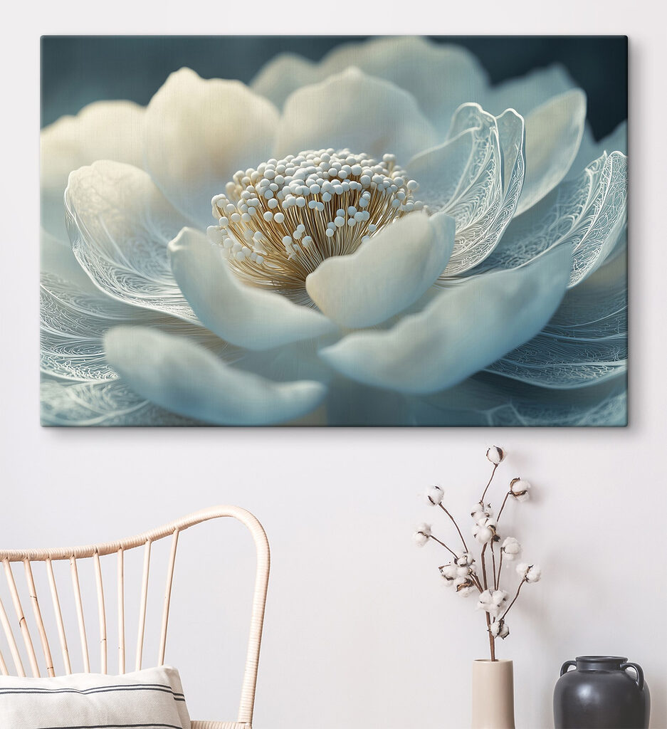 Delicate petals in soft hues