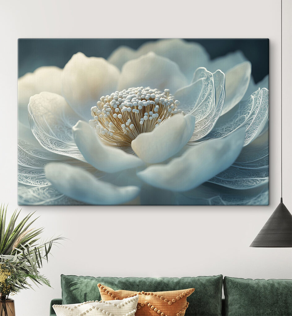 Delicate petals in soft hues