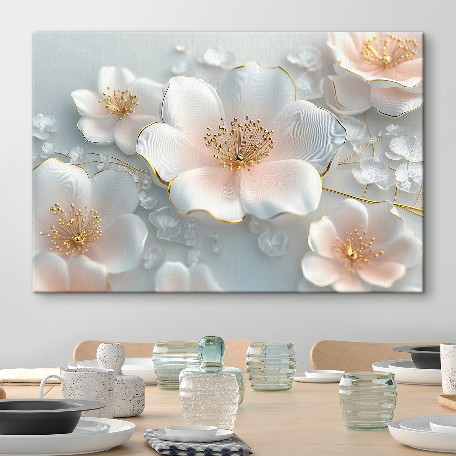 Group of white flowers