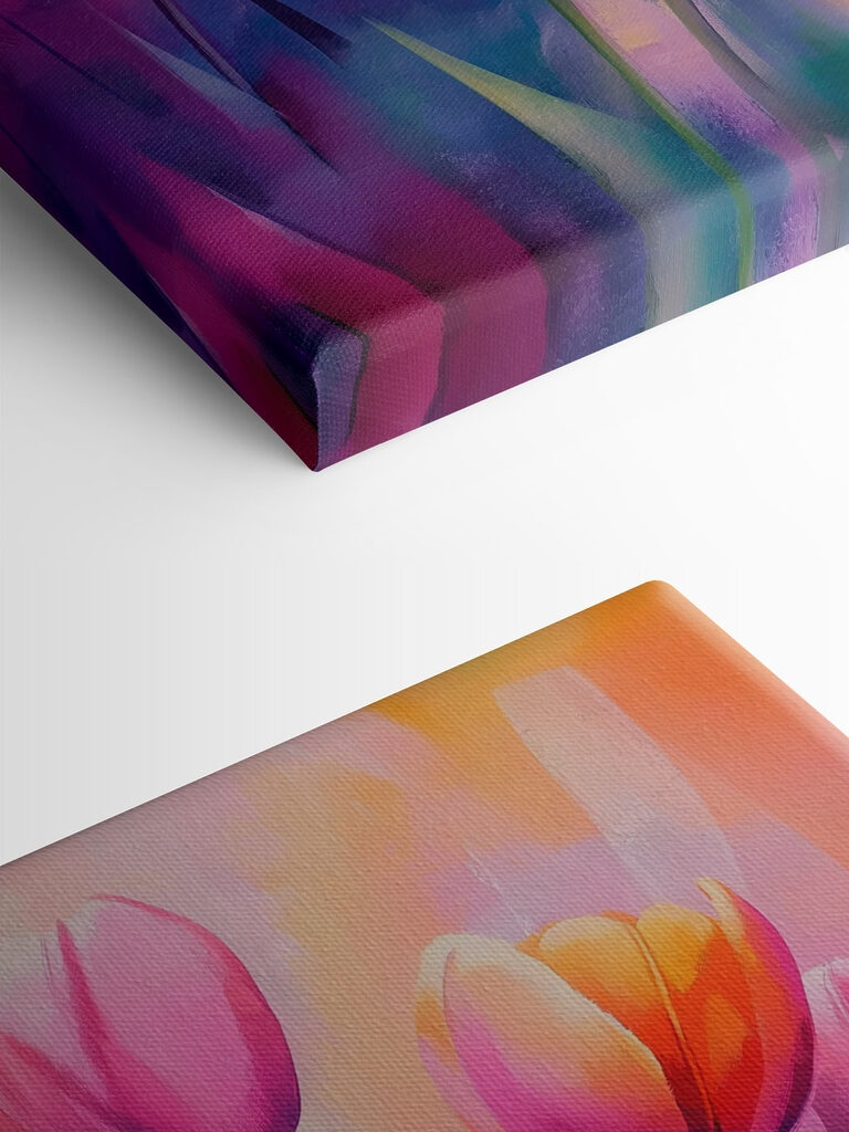 Painting of tulips Painting of tulips