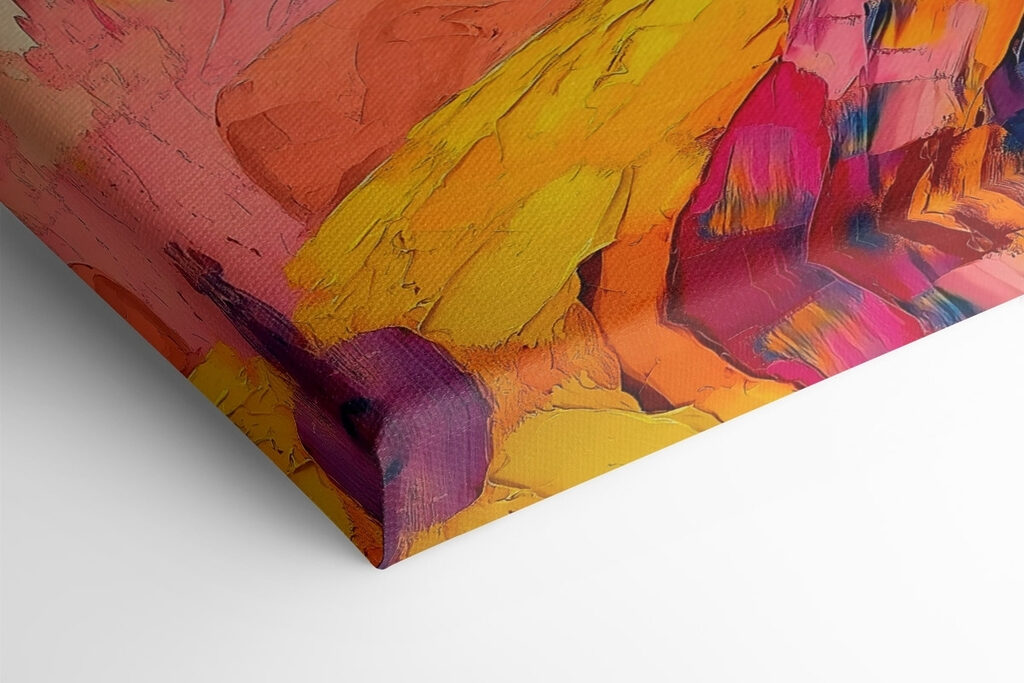 Painting of a woman with flowers in her hair