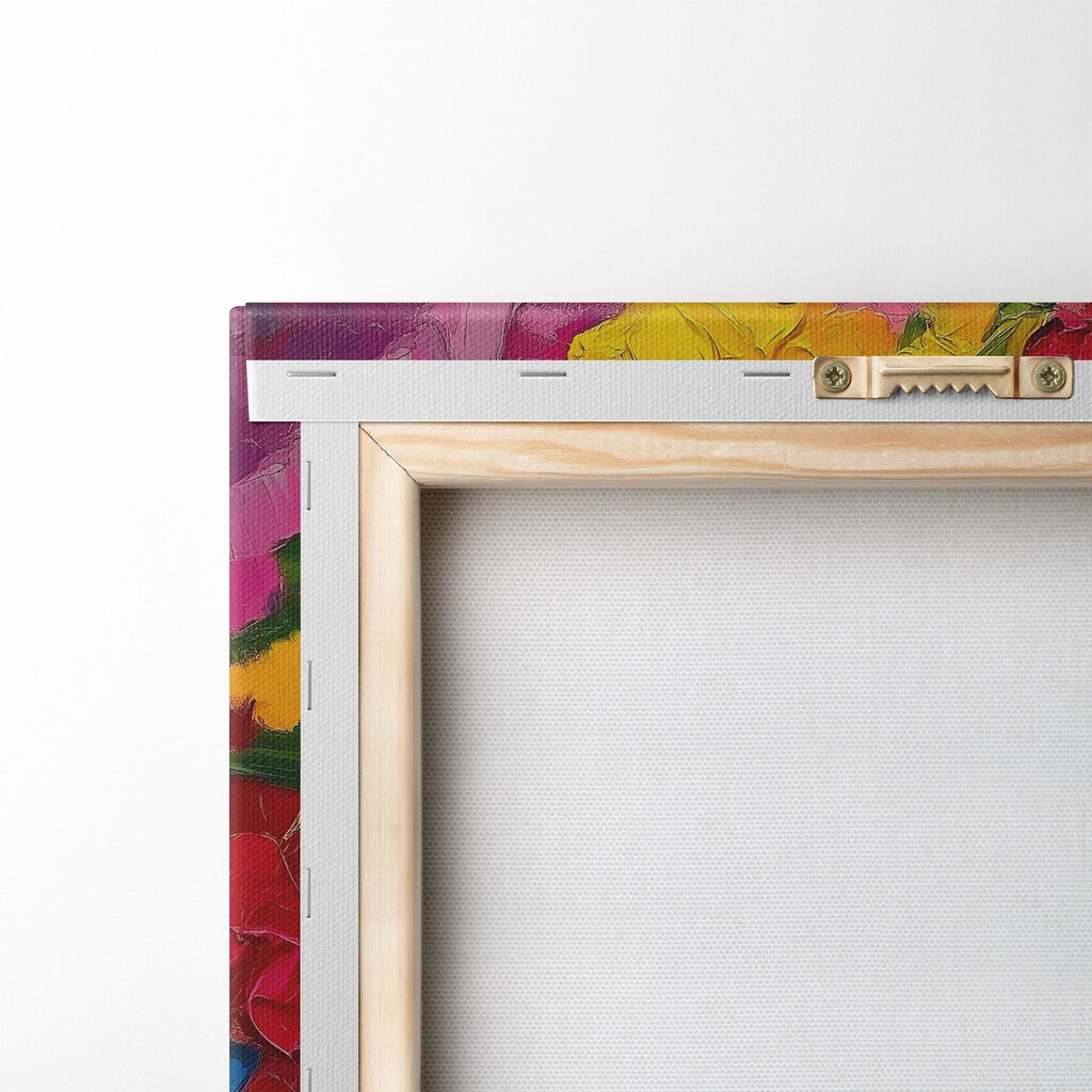 Painting of a woman with flowers in her hair