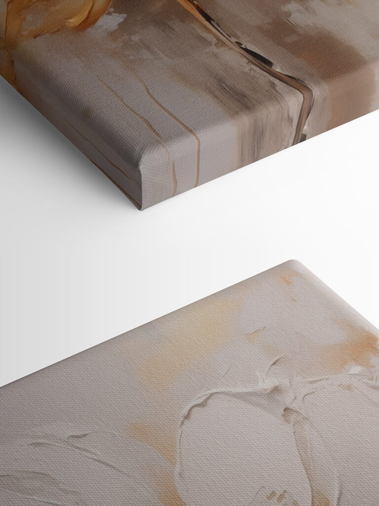 Painting of a white flower