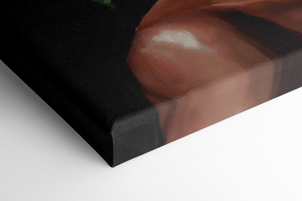 Woman with flowers in her hair Woman with flowers in her hair