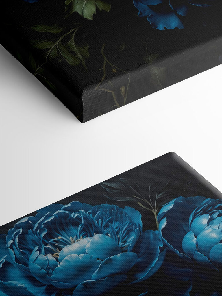 Group of blue flowers