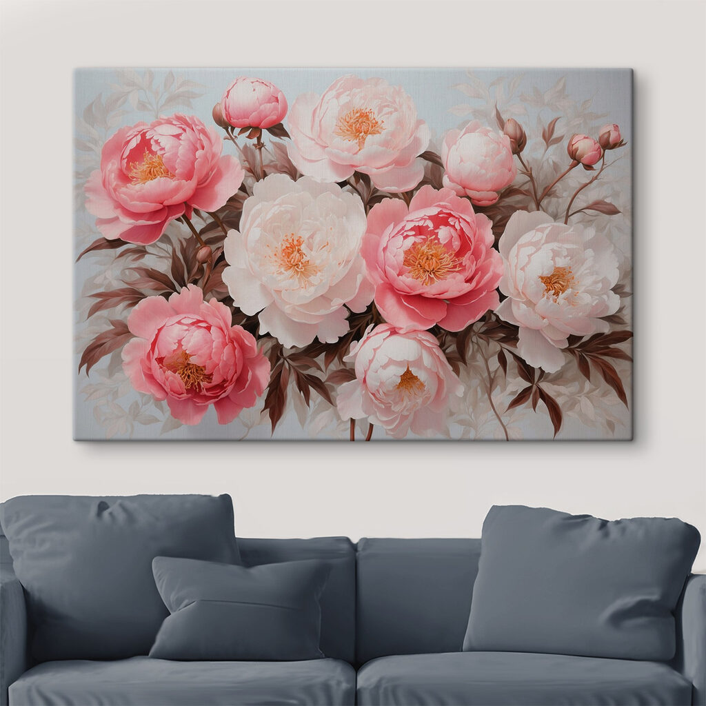 Group of pink and white flowers Group of pink and white flowers