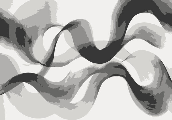Grey and white swirly lines