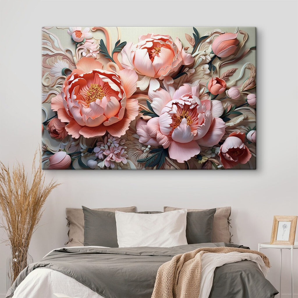 Floral elegance in soft hues Floral elegance in soft hues