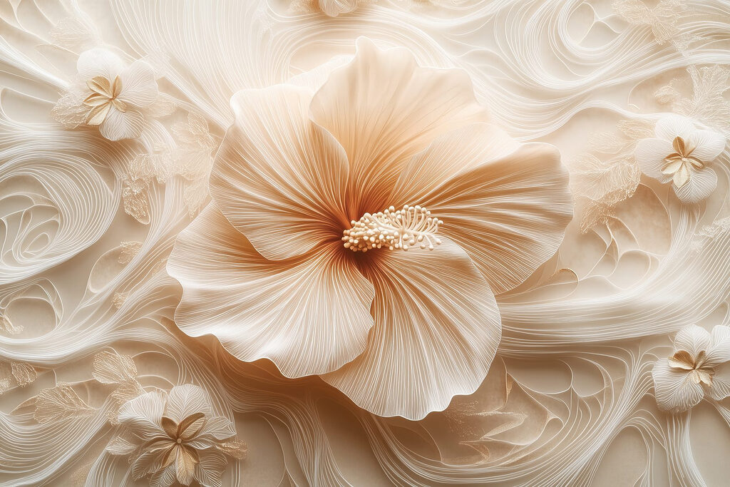 Delicate petals in soft hues