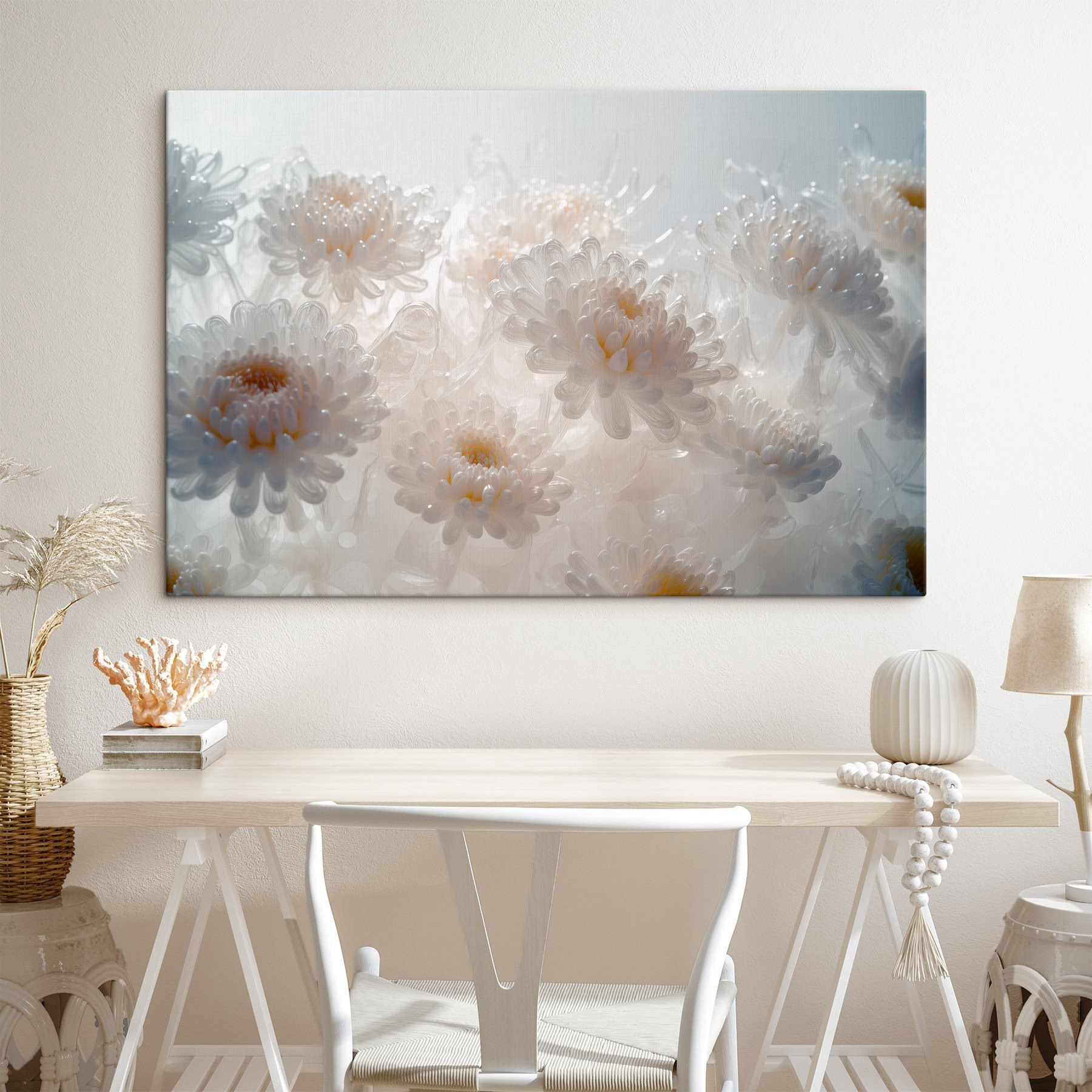 Group of white flowers