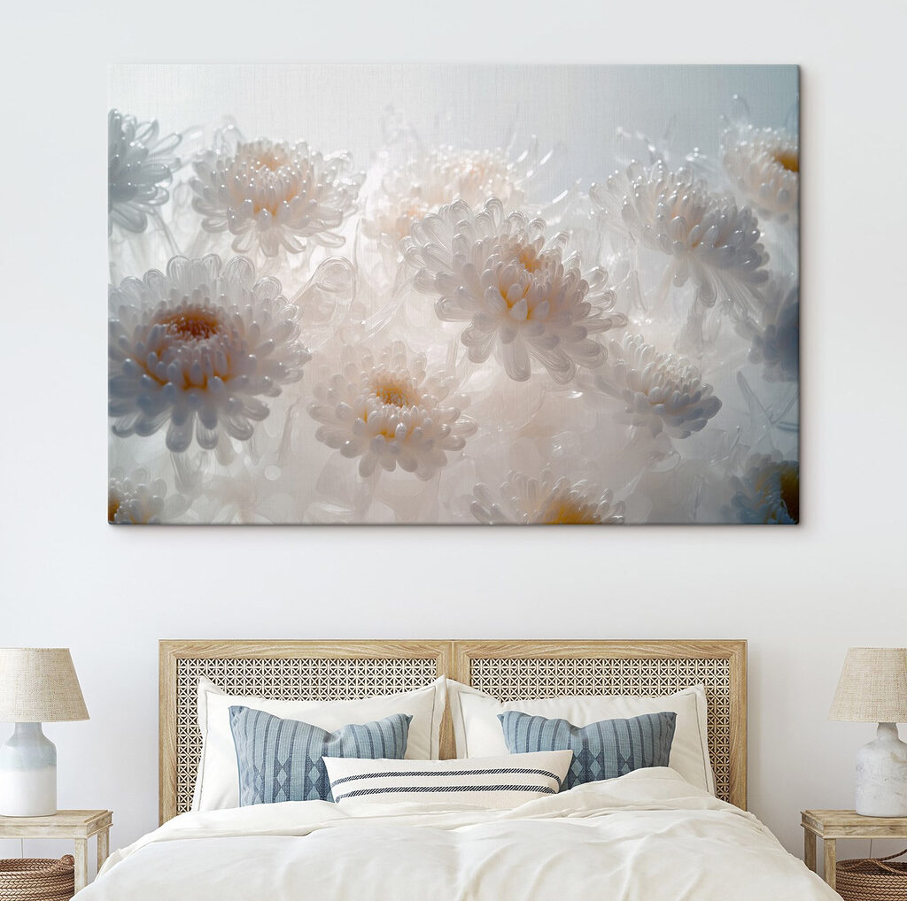 Group of white flowers