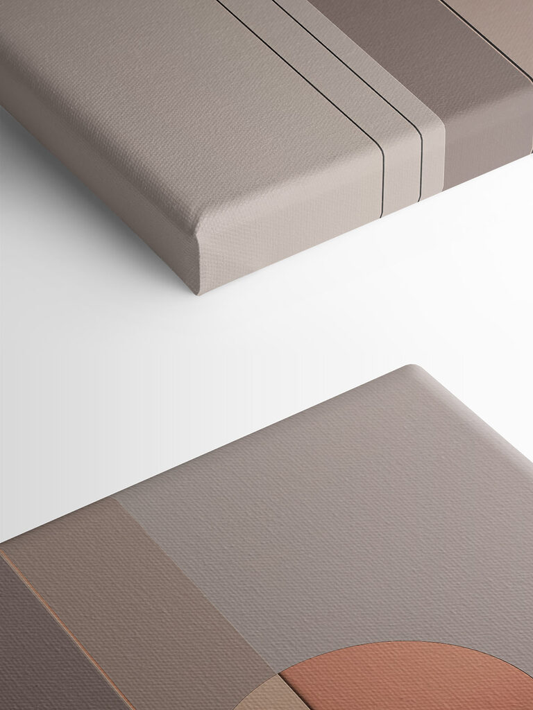 Wall with a circle and a line Wall with a circle and a line