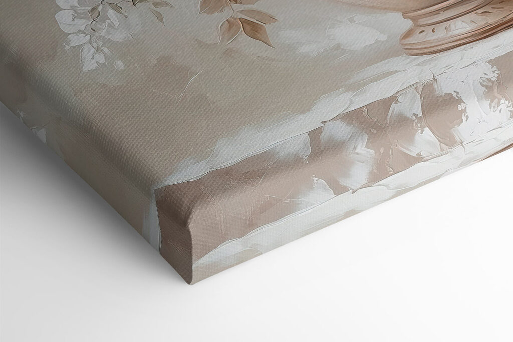 Painting of flowers in a vase