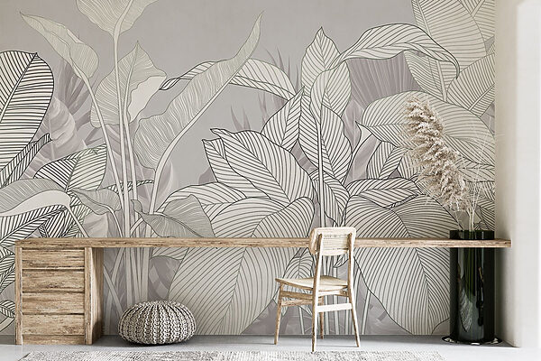 Elegant lines of nature's beauty