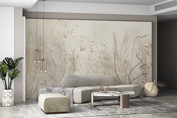 Pokojná a pokojná ilustrácia prírody. Pokojná a pokojná ilustrácia prírody.